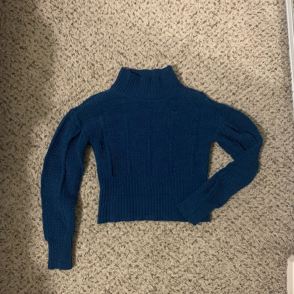 Navy Blue Turtle Neck Sweater